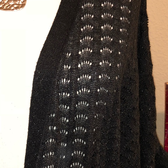 Charlotte Russe Silver Shimmer Cardigan💎💎 - Picture 4 of 8